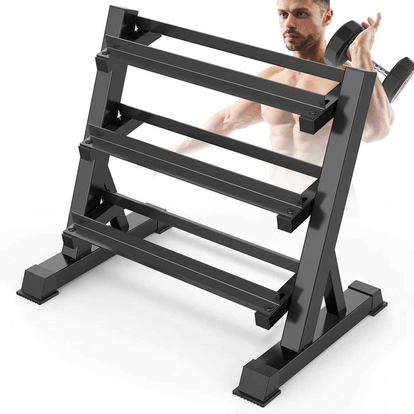 3 Tier Dumbbell Rack