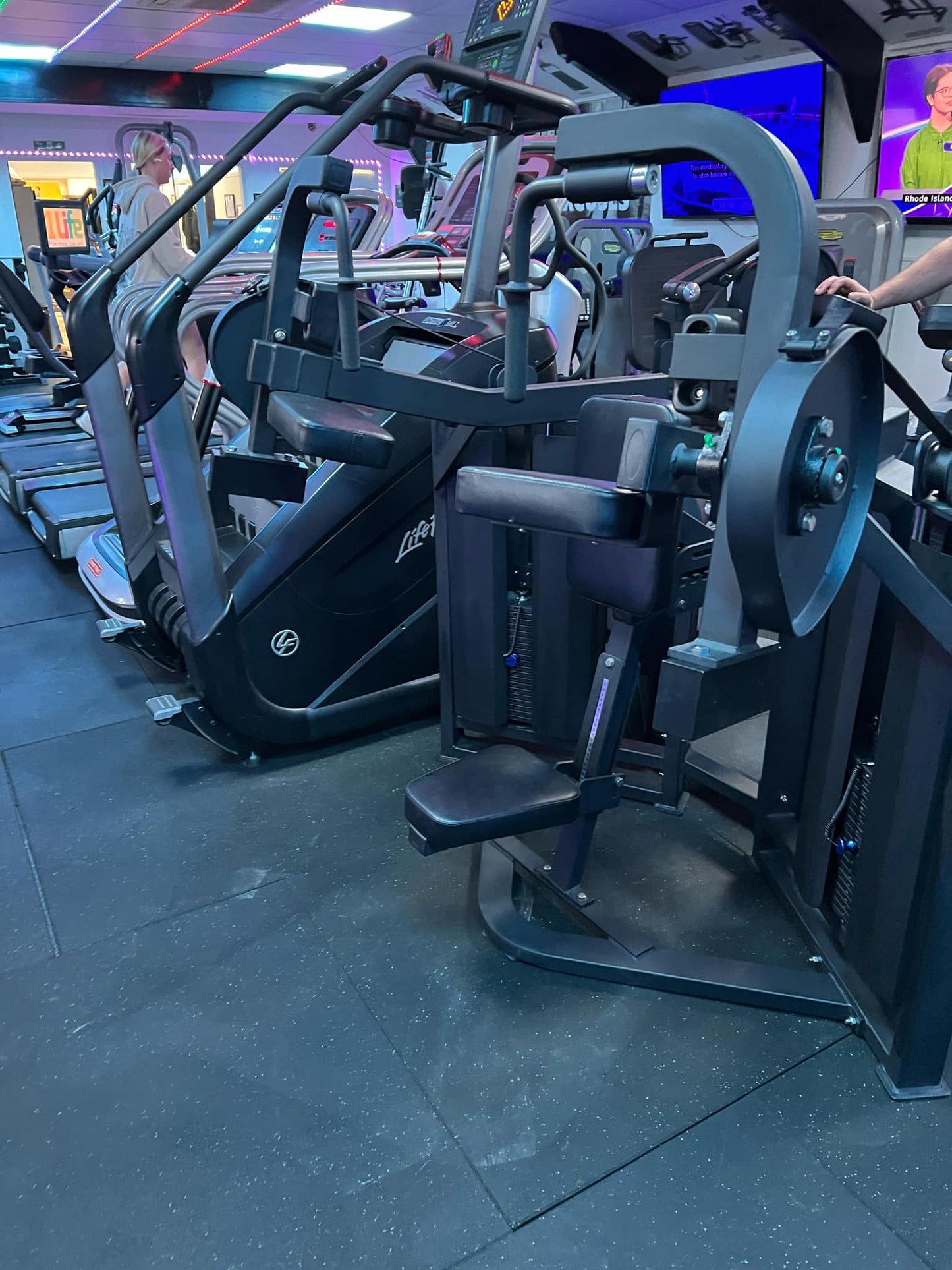 Iso Lateral Tricep Machine Pin Weight Selection