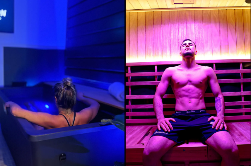 Infra Red Sauna & Cold Plunge Pool Session