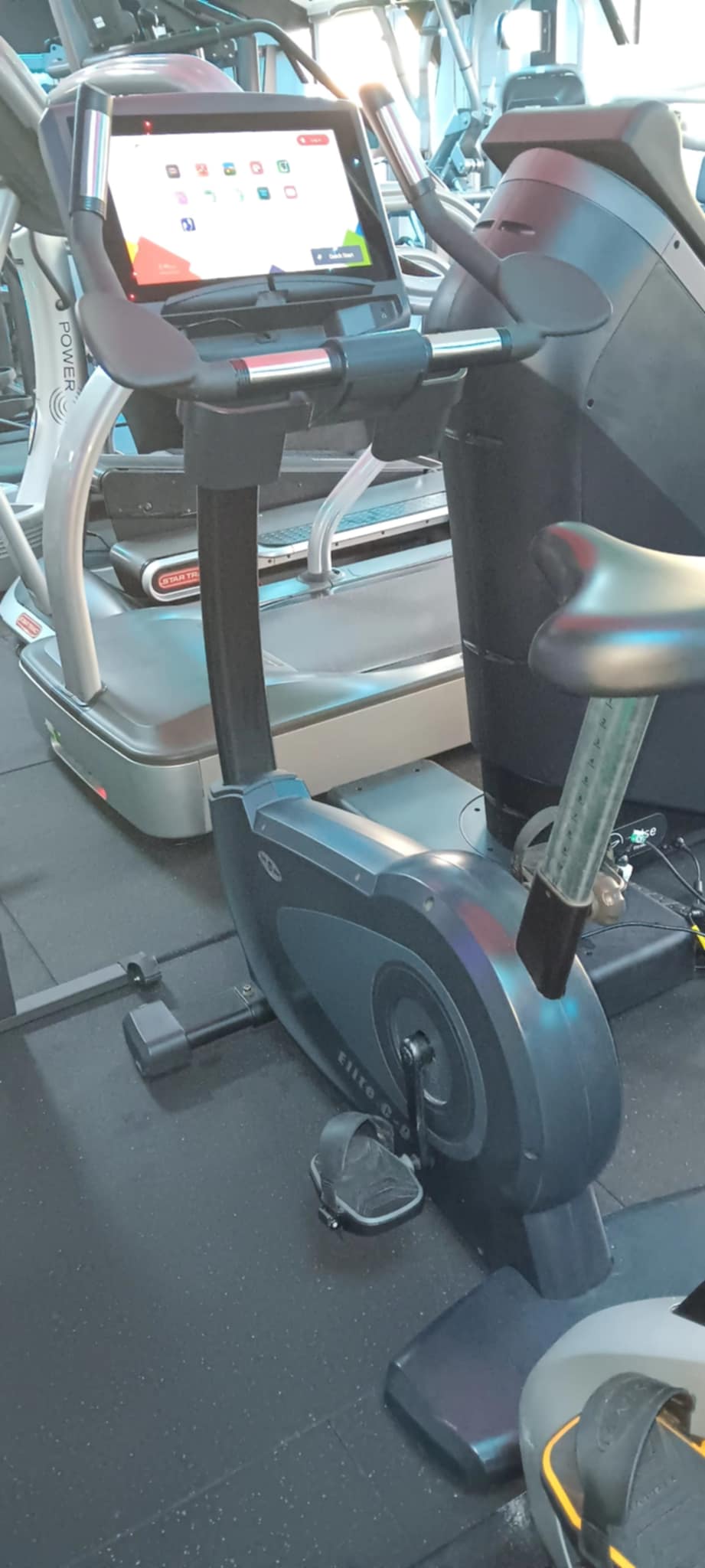 Gym Gear Upright Exercise Bike Entertainment C98E