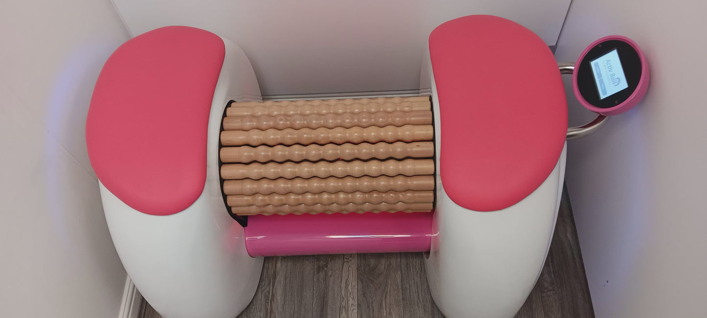 Body body massage roller with infra red.