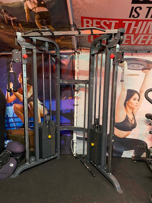 Body Max Functional Trainer Dual Pulley Cable Machine 100kg weight stacks.