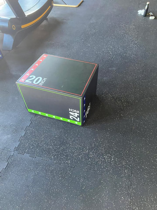 Plyo Soft Jump Step Box 16x18x20inch