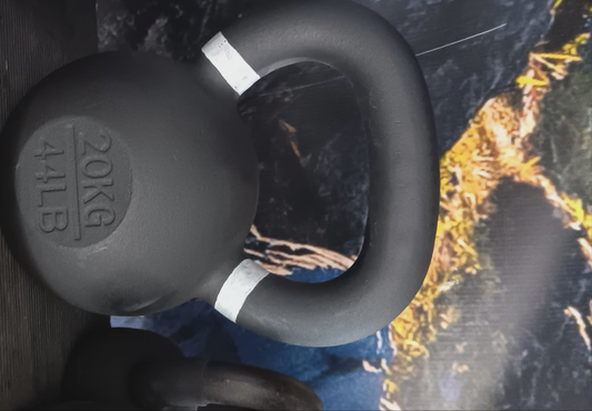 20kg Cast iron kettlebell.