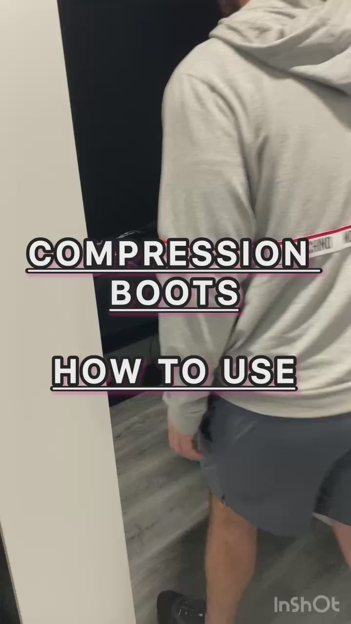 Load video: how to put on and operate normatec compression boots