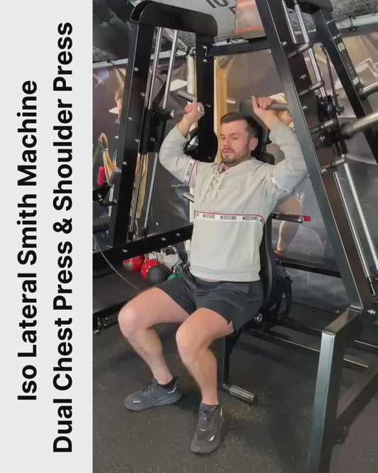 Iso Lateral Smith Machine Multi Press Chest and Shoulder