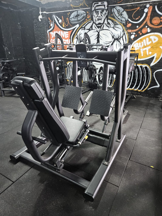 Iso leg press, plate loaded.